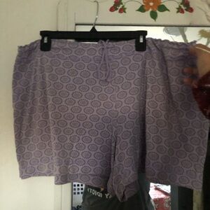 Soma Lavender Textured Shorts